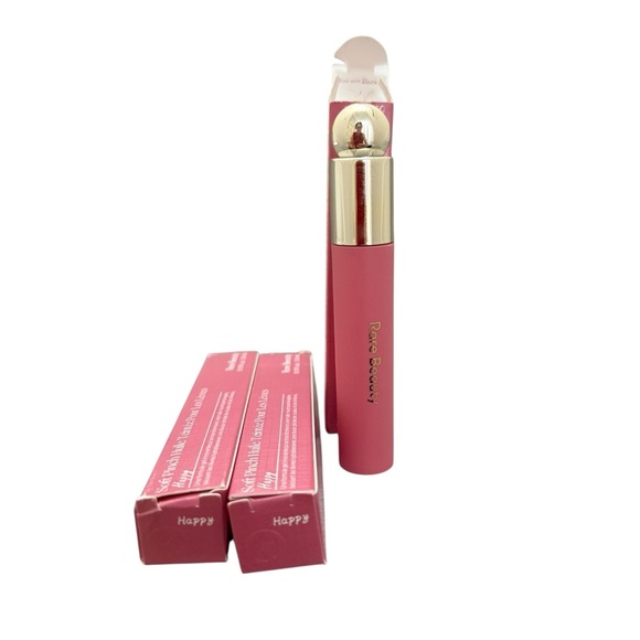 NWT 3 Rare Beauty Soft Pinch Tinted Lip Oil in Happy - Picture 1 of 4